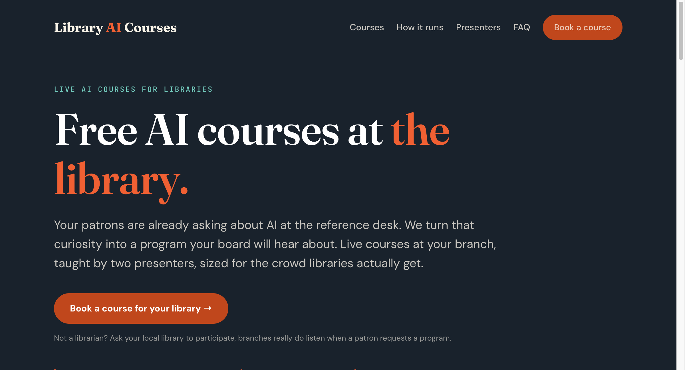 Library AI Courses — free AI classes at the library, beginner to expert